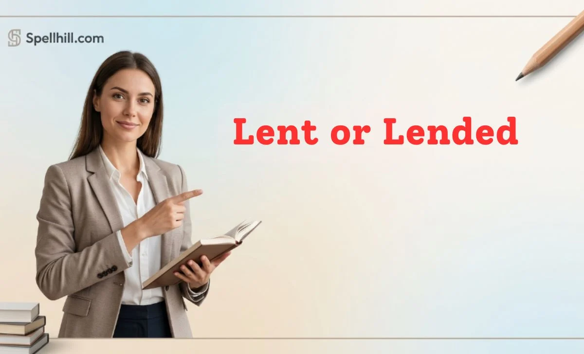 Lent or Lended