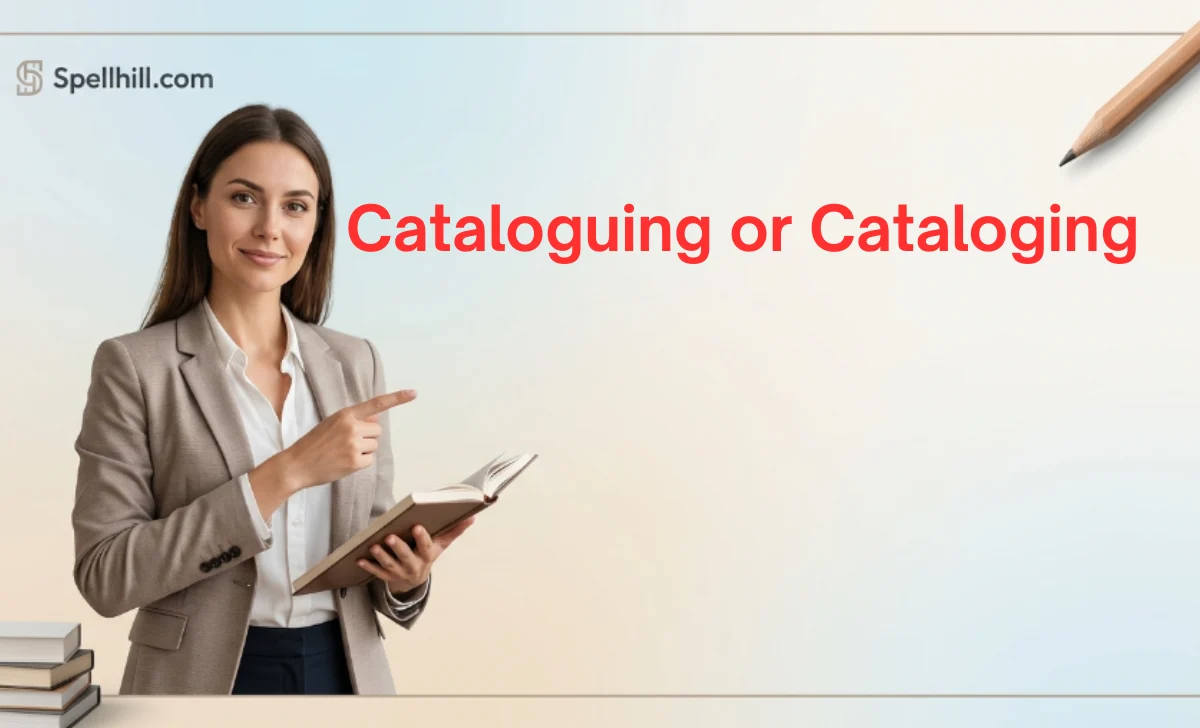 Cataloguing or Cataloging