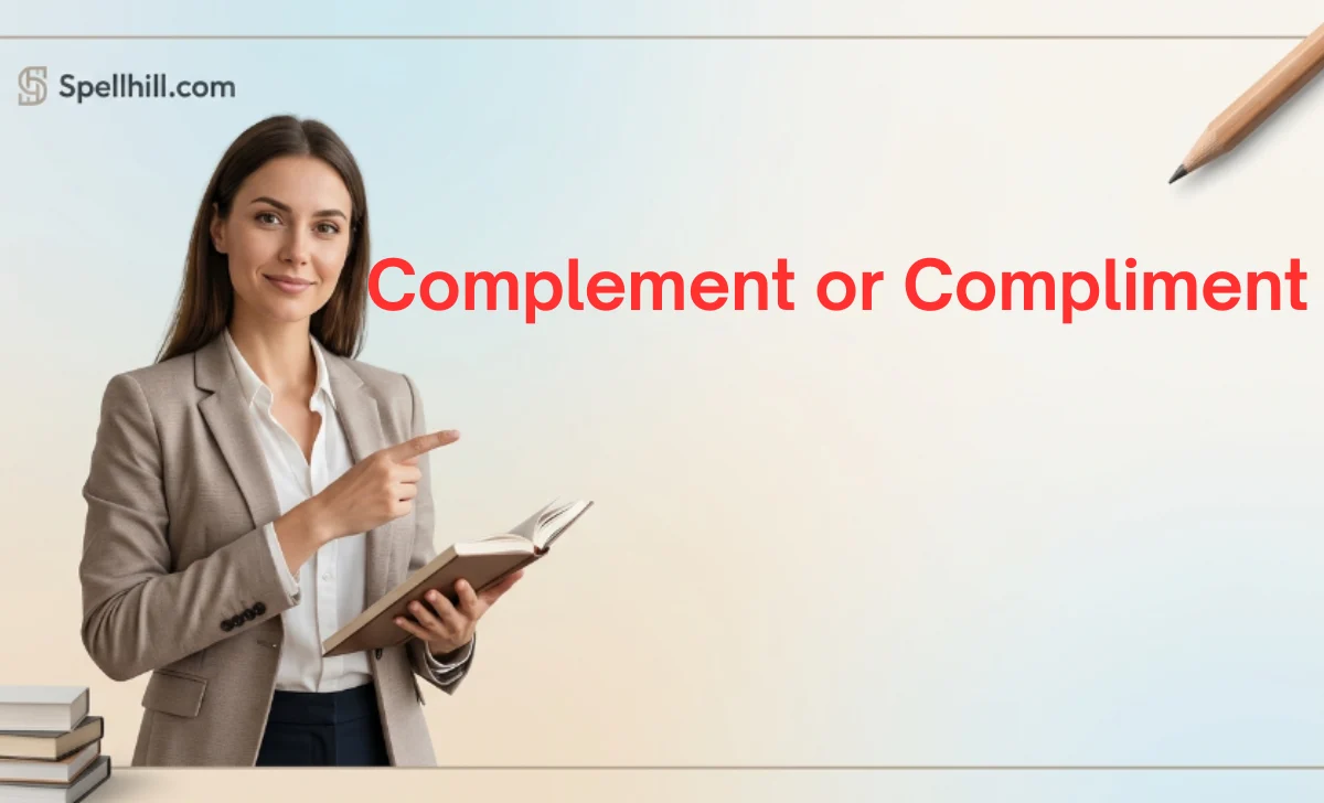 complement or compliment