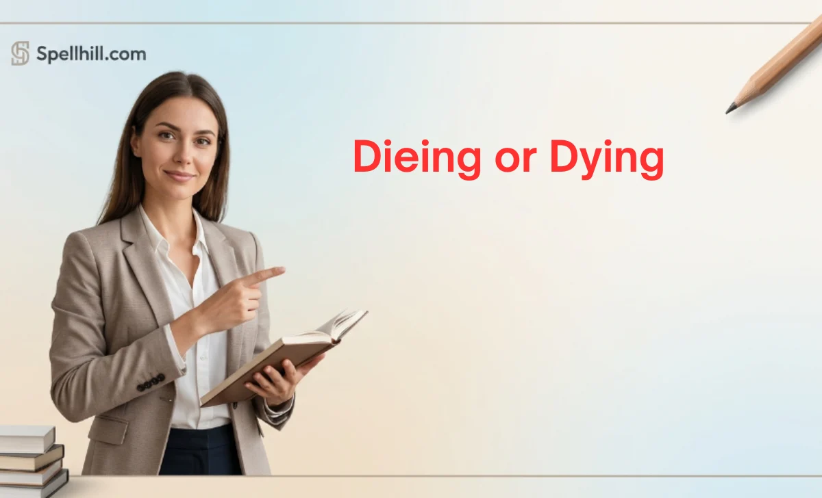 Dieing or Dying
