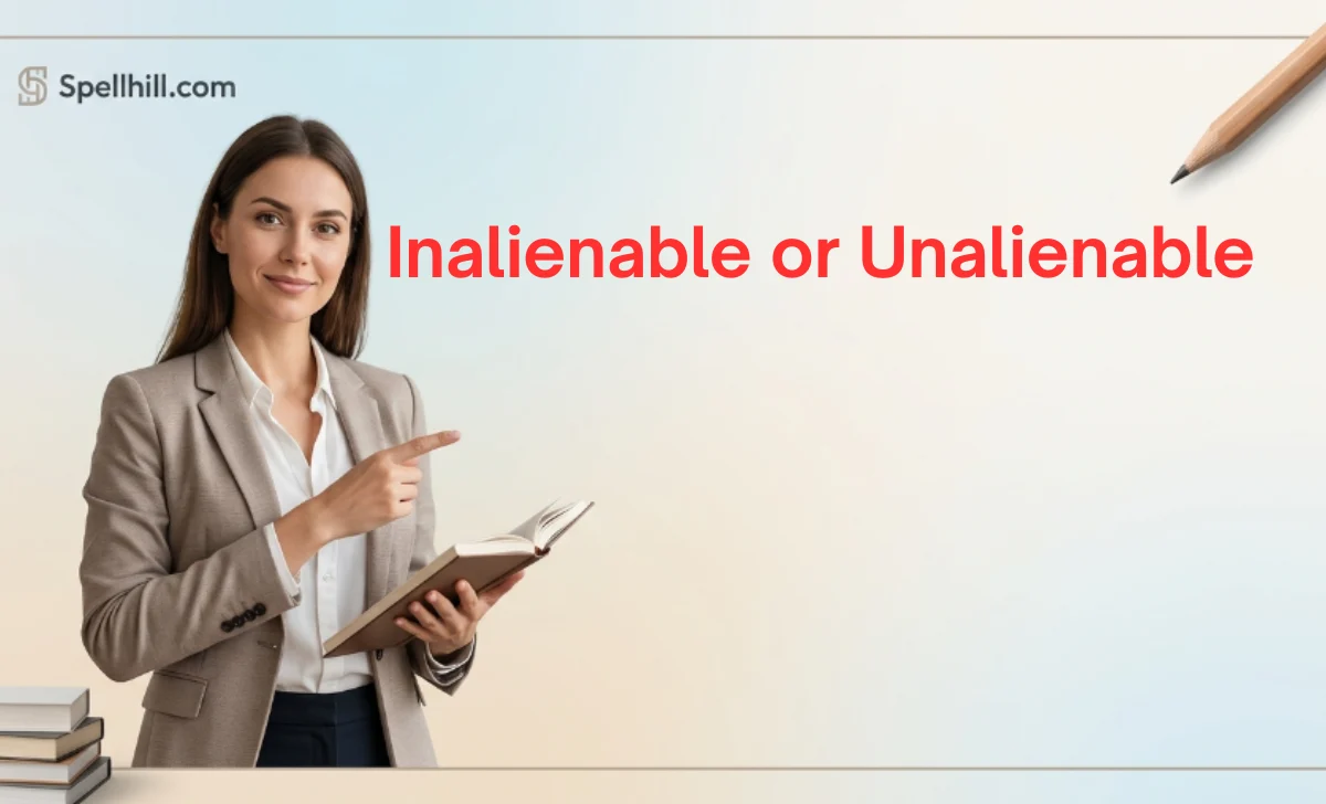 Inalienable or Unalienable