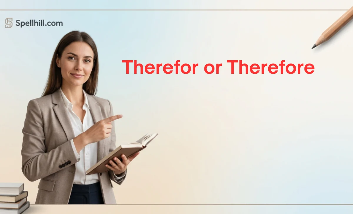Therefor or Therefore