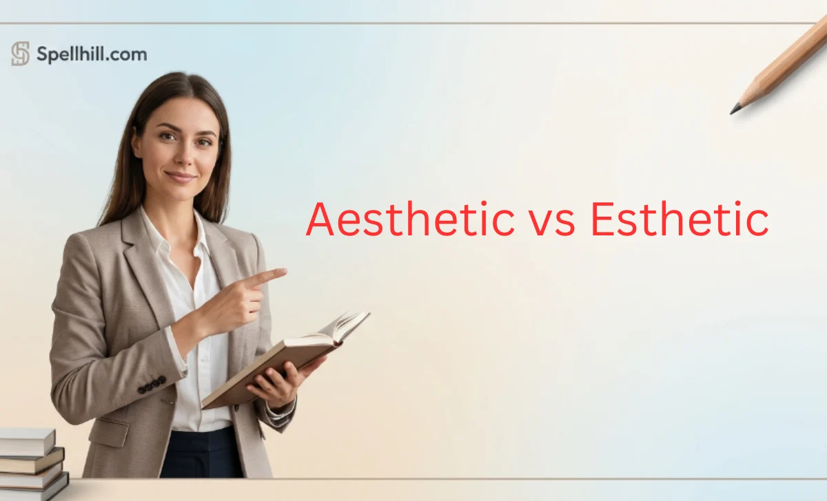 Aesthetic vs Esthetic