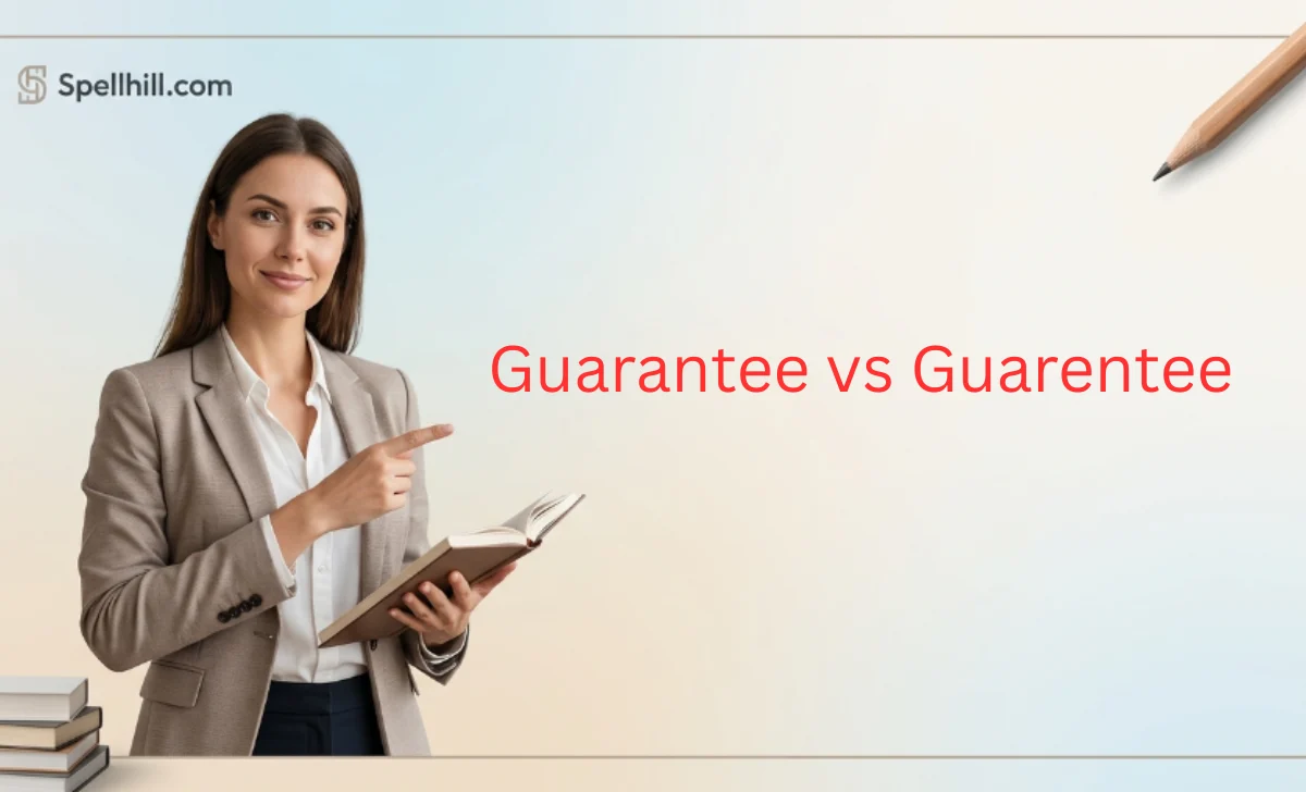 Guarantee vs Guarentee