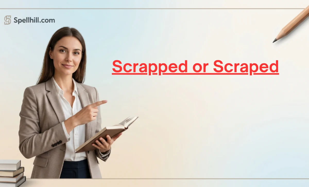 Scrapped or Scraped