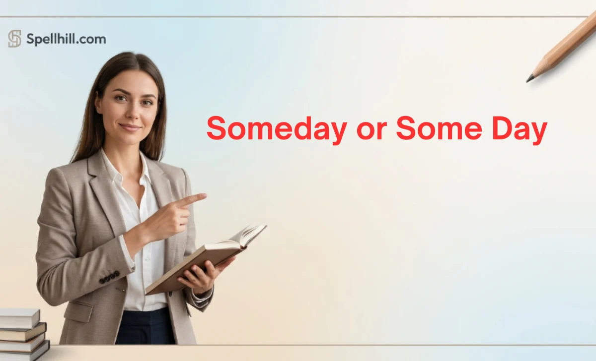 Someday or Some Day