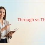 Through vs Thru