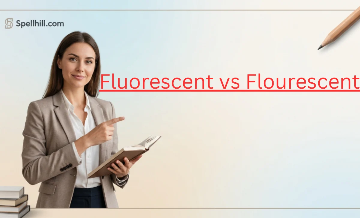 Fluorescent vs Flourescent